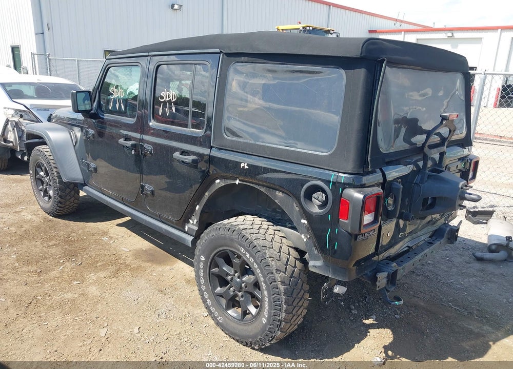 2020 JEEP WRANGLER UNLIMITED WILLYS 4X4 VIN: 1C4HJXDN0LW237409