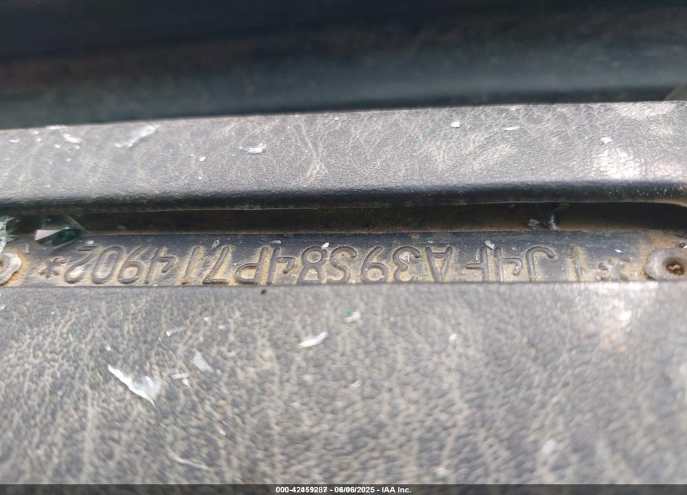 2004 JEEP WRANGLER X VIN: 1J4FA39S84P714902