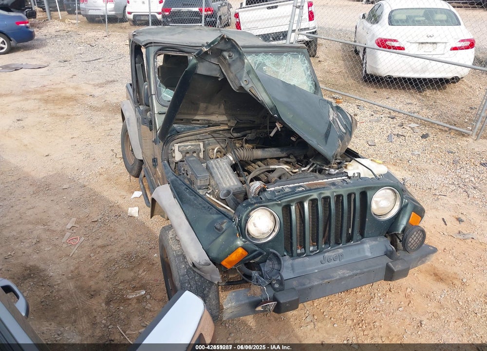 2004 JEEP WRANGLER X VIN: 1J4FA39S84P714902
