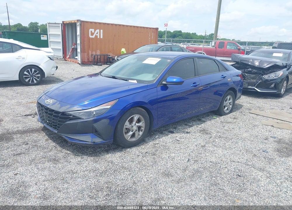 2021 HYUNDAI ELANTRA VIN: 5NPLL4AG7MH030001