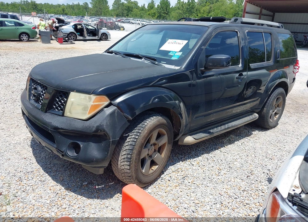 2005 NISSAN PATHFINDER SE VIN: 5N1AR18UX5C729535