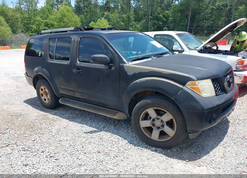 2005 NISSAN PATHFINDER SE VIN: 5N1AR18UX5C729535