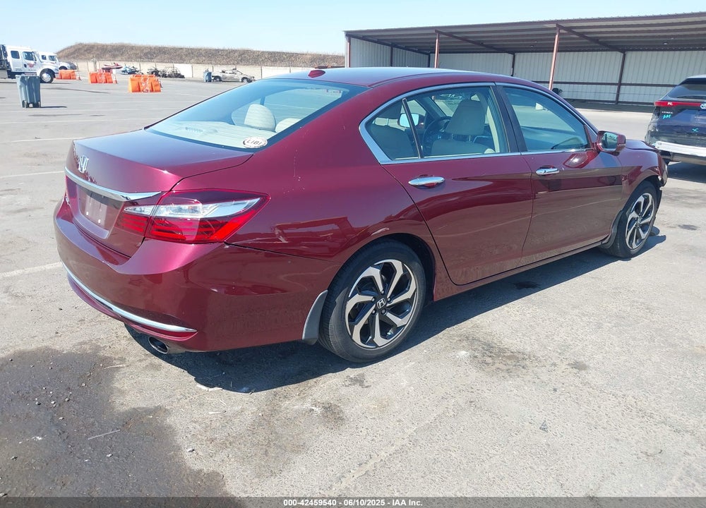 2016 HONDA ACCORD EX-L VIN: 1HGCR2F82GA083268