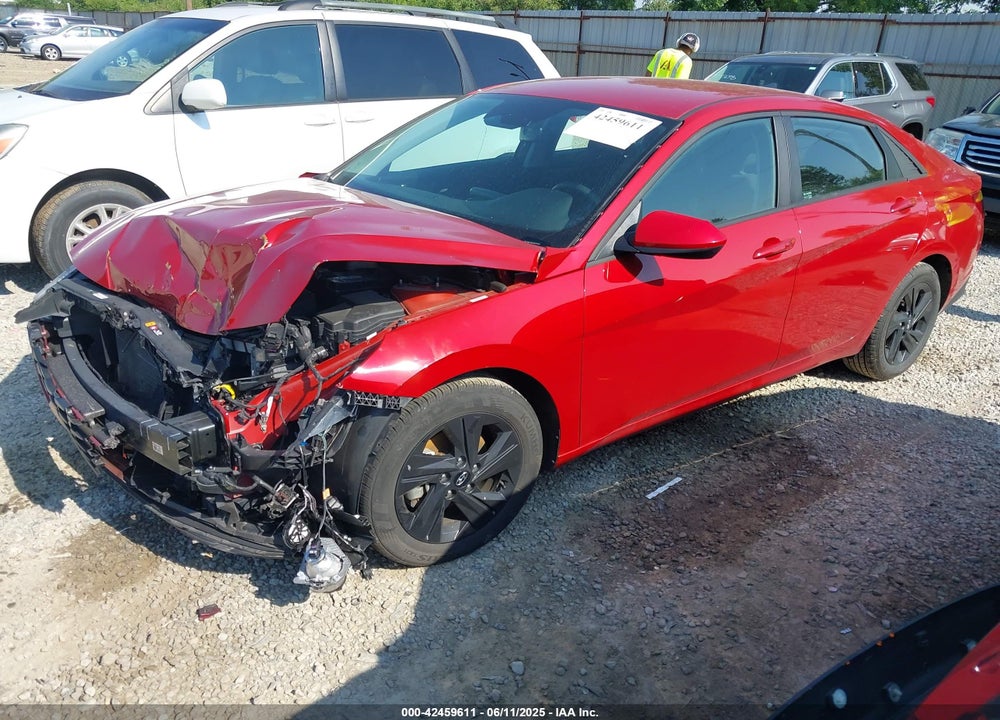 2021 HYUNDAI ELANTRA VIN: KMHLM4AG0MU074498