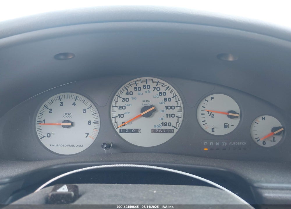 1997 DODGE INTREPID VIN: 2B3HD46F6VH740151