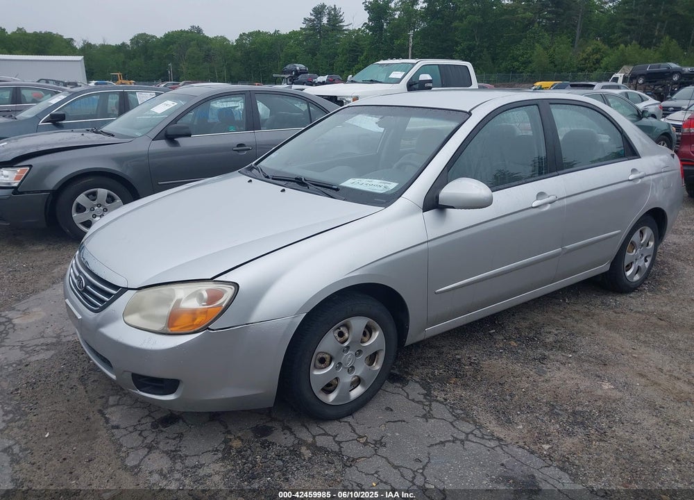 2008 KIA SPECTRA VIN: KNAFE122785551117