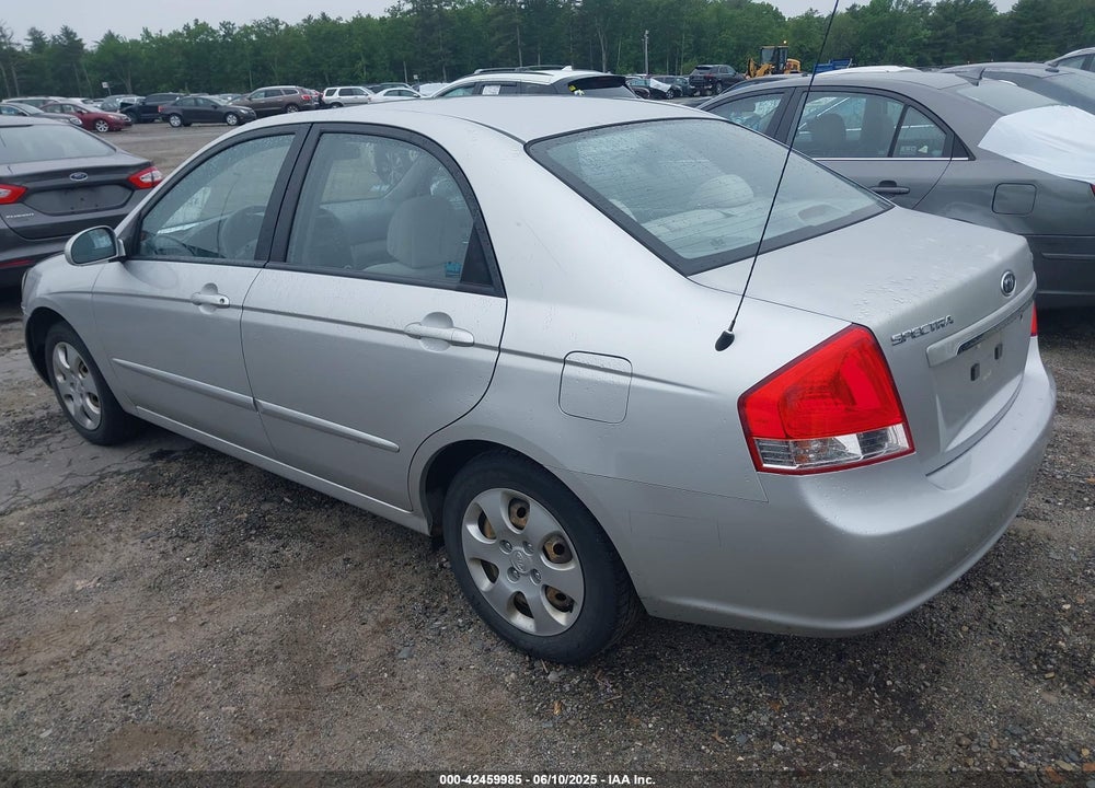 2008 KIA SPECTRA VIN: KNAFE122785551117