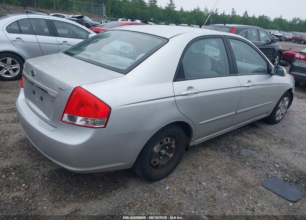 2008 KIA SPECTRA VIN: KNAFE122785551117