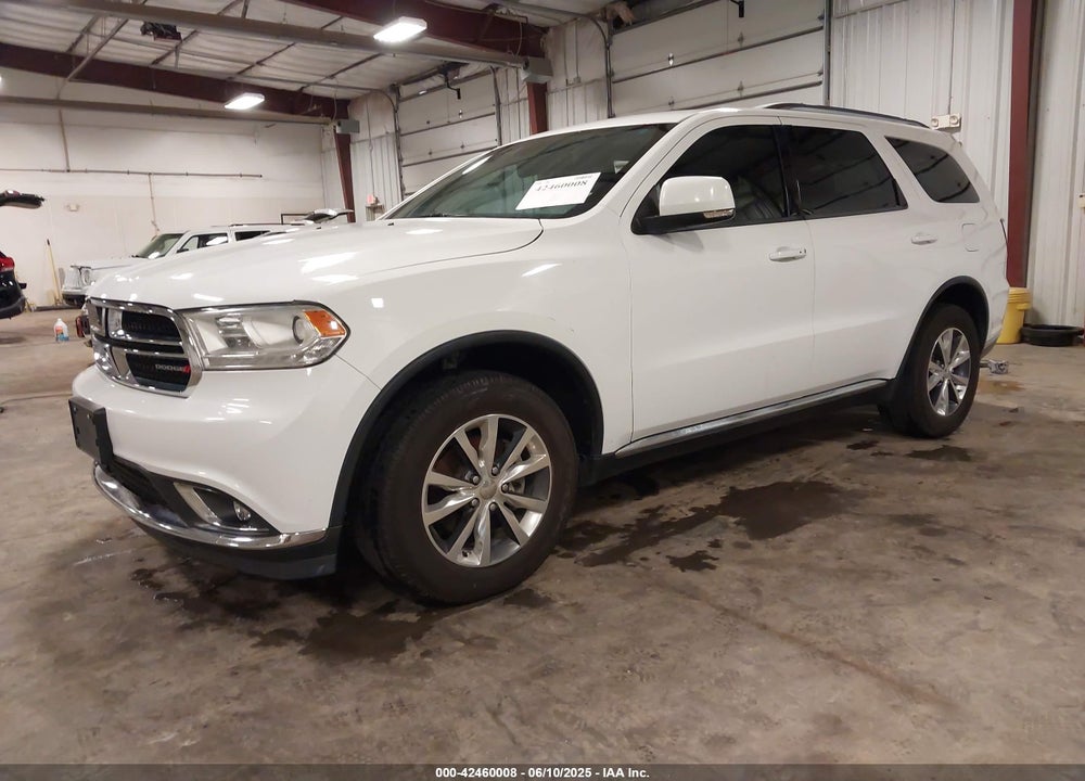 2016 DODGE DURANGO VIN: 1C4RDJDG9GC503351