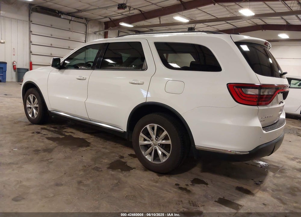 2016 DODGE DURANGO VIN: 1C4RDJDG9GC503351
