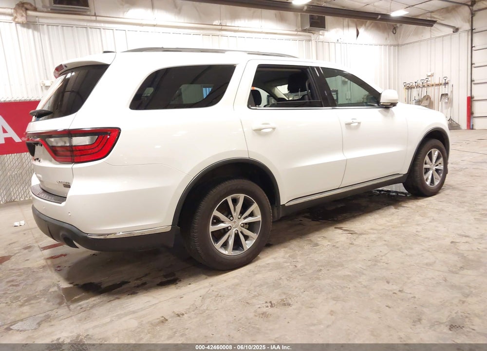2016 DODGE DURANGO VIN: 1C4RDJDG9GC503351