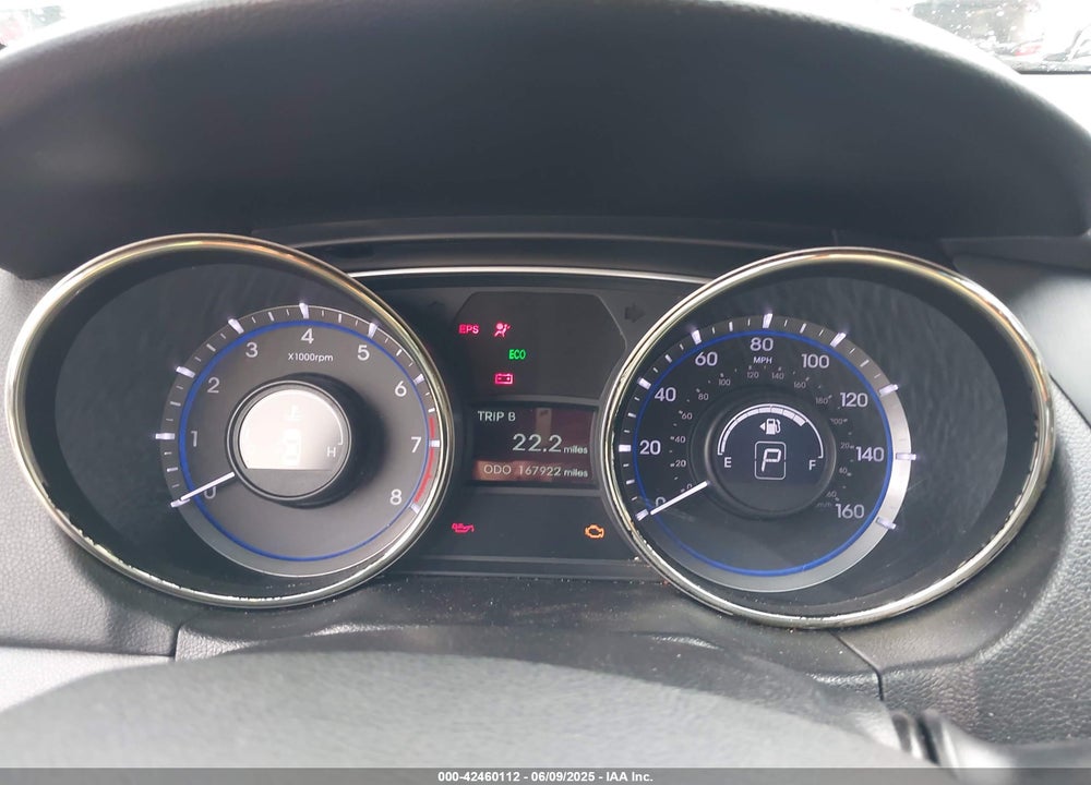 2013 HYUNDAI SONATA VIN: 5NPEB4AC2DH729822