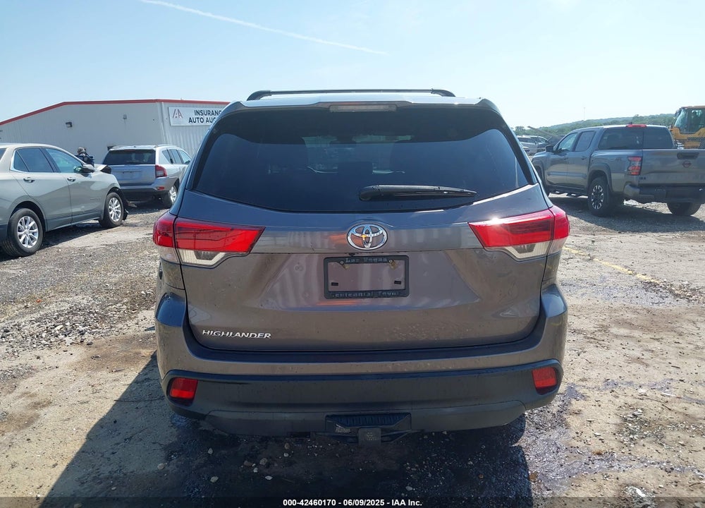 2019 TOYOTA HIGHLANDER VIN: 5TDZZRFHXKS345504