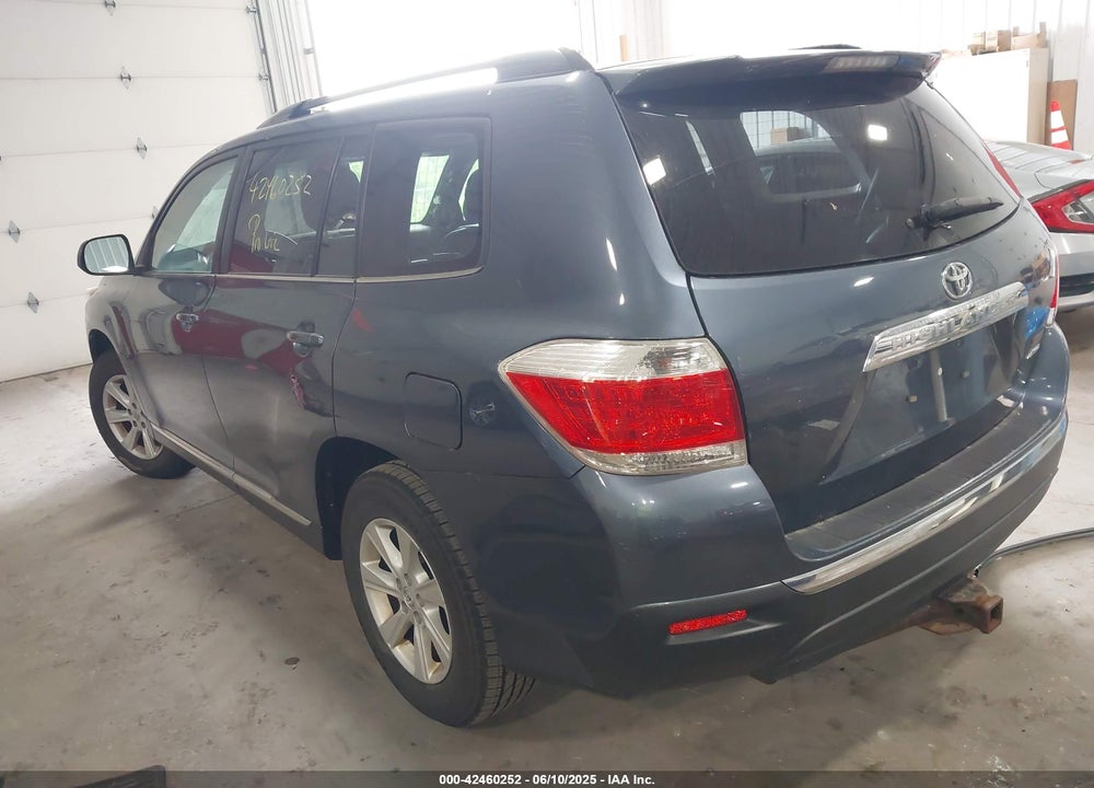 2013 TOYOTA HIGHLANDER VIN: 5TDBK3EH4DS273111