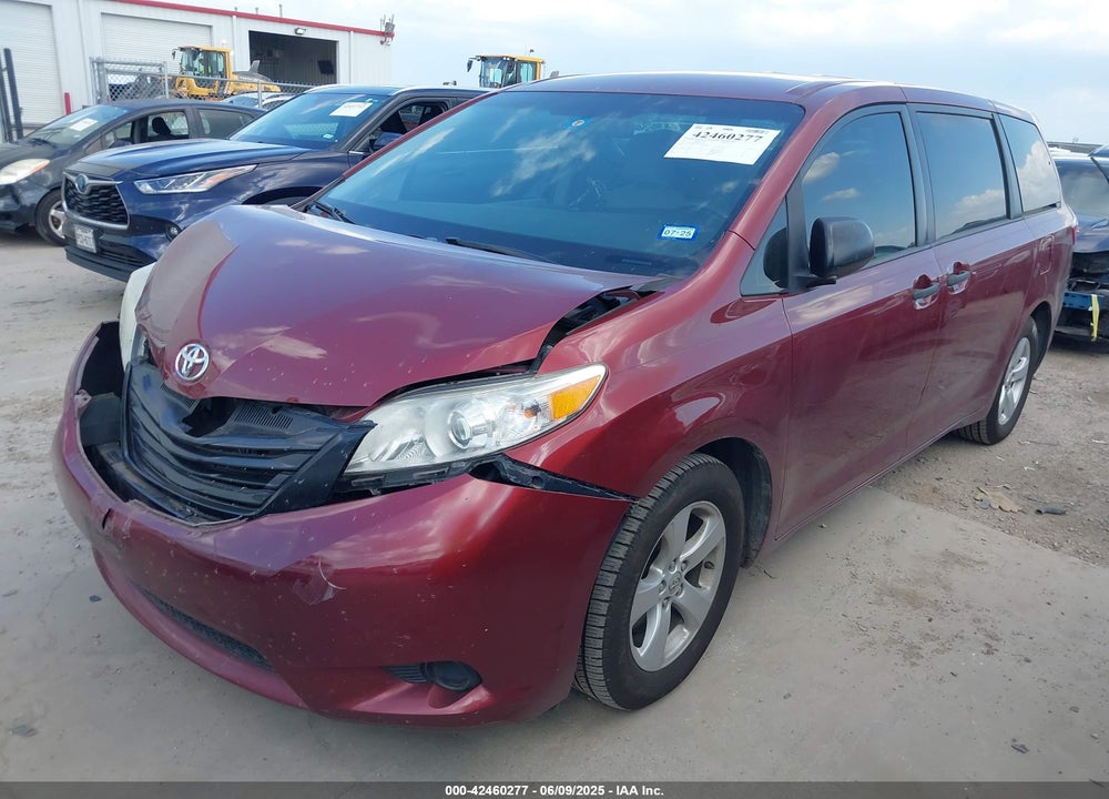 2017 TOYOTA SIENNA L 7 PASSENGER VIN: 5TDZZ3DC2HS857545