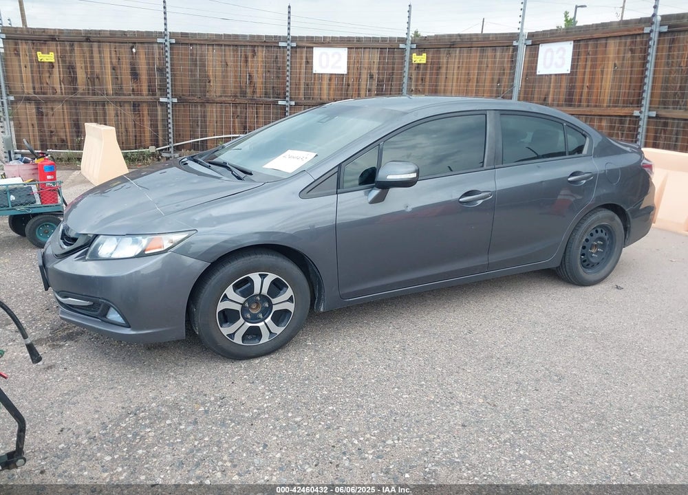 2013 HONDA CIVIC HYBRID VIN: 19XFB4F34DE001744