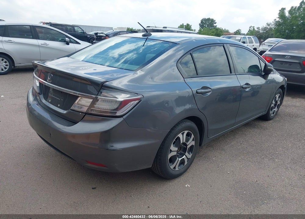 2013 HONDA CIVIC HYBRID VIN: 19XFB4F34DE001744