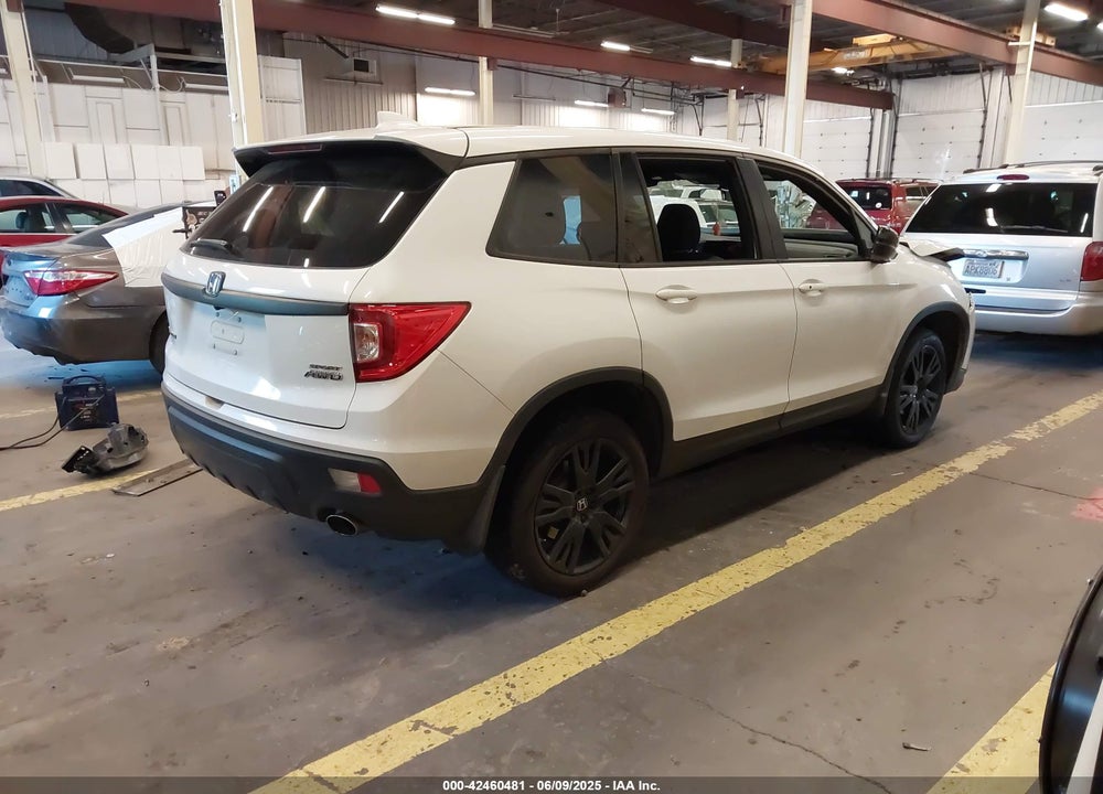 2021 HONDA PASSPORT VIN: 5FNYF8H25MB037848
