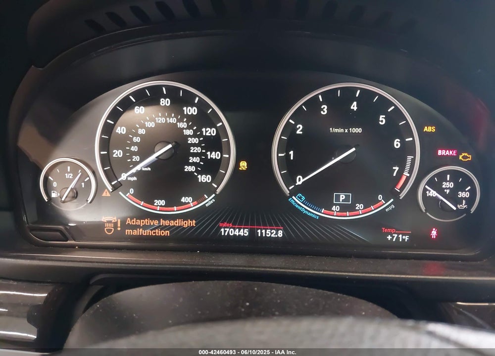 2014 BMW 5 SERIES VIN: WBA5B3C53ED534678