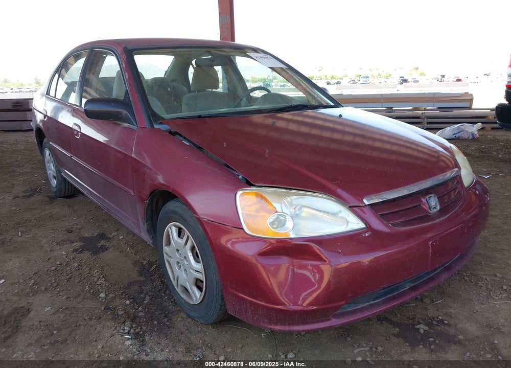 2002 HONDA CIVIC LX VIN: 2HGES16562H547136