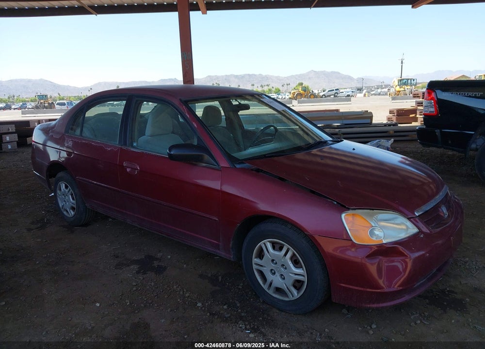 2002 HONDA CIVIC LX VIN: 2HGES16562H547136