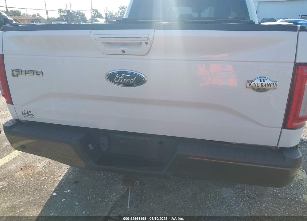 2016 FORD F-150 KING RANCH VIN: 1FTFW1EG0GFA19269