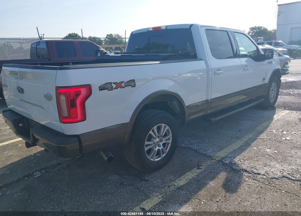 2016 FORD F-150 KING RANCH VIN: 1FTFW1EG0GFA19269