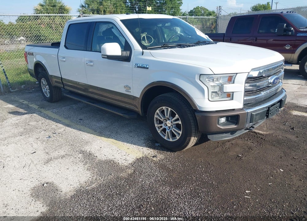 2016 FORD F-150 KING RANCH VIN: 1FTFW1EG0GFA19269