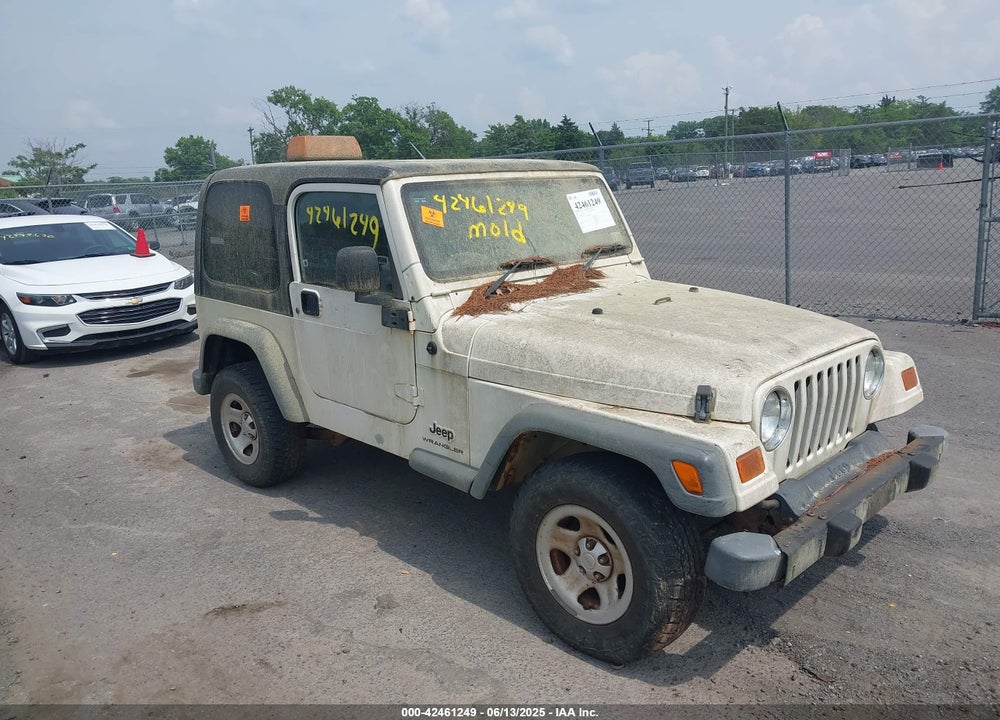 2005 JEEP WRANGLER SPORT RHD VIN: 1J4F449S35P343131