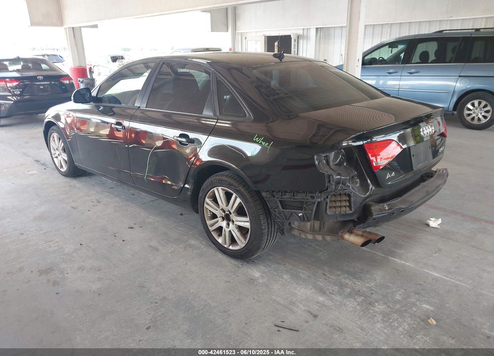 2009 AUDI A4 2.0T PREMIUM VIN: WAUJF78K19N070539
