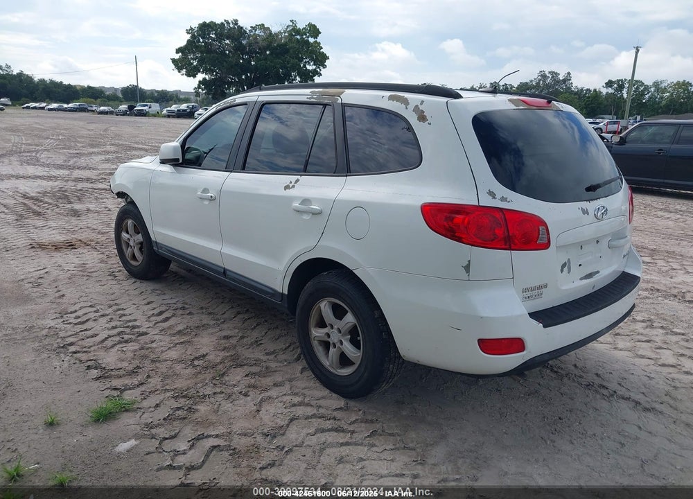 2008 HYUNDAI SANTA FE GLS VIN: 5NMSG13D78H209594