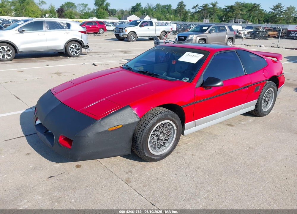 1986 PONTIAC FIERO GT VIN: 1G2PG9791GP267415