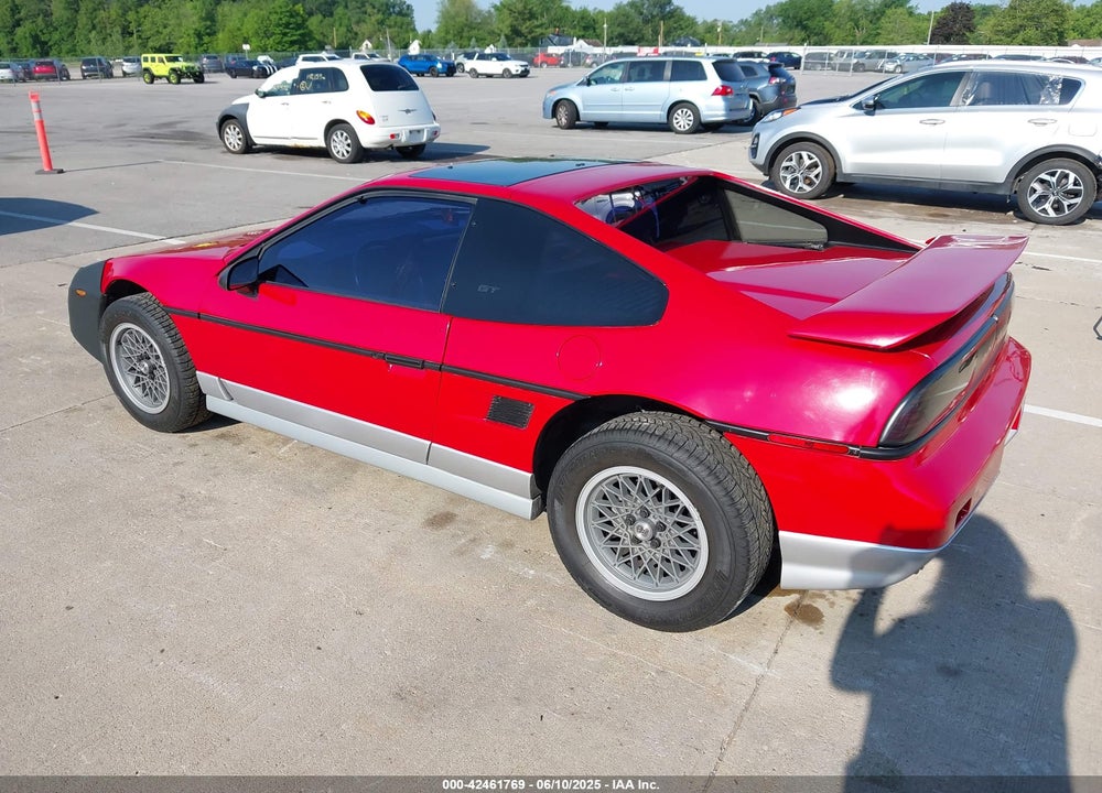 1986 PONTIAC FIERO GT VIN: 1G2PG9791GP267415