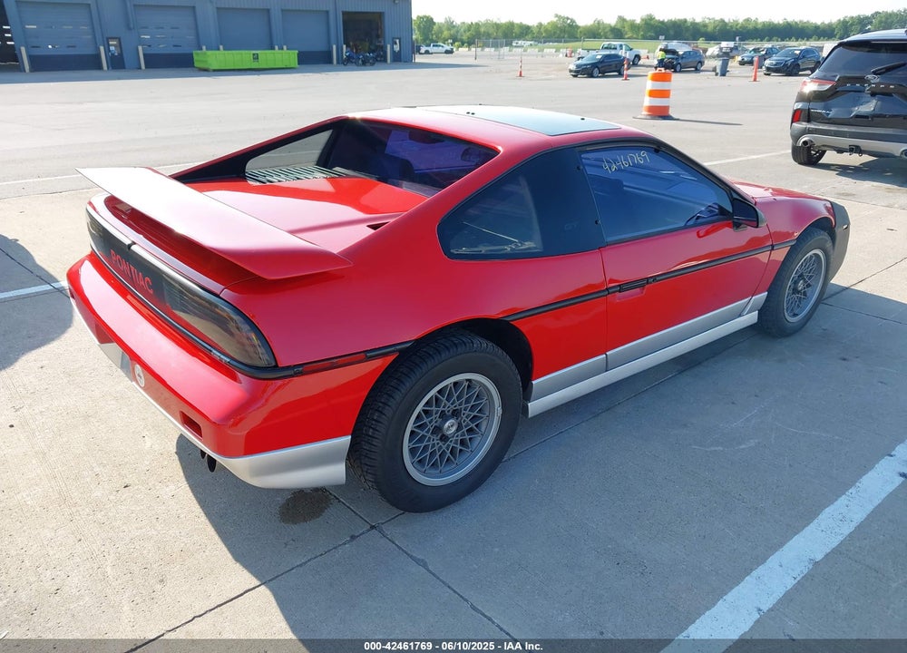 1986 PONTIAC FIERO GT VIN: 1G2PG9791GP267415