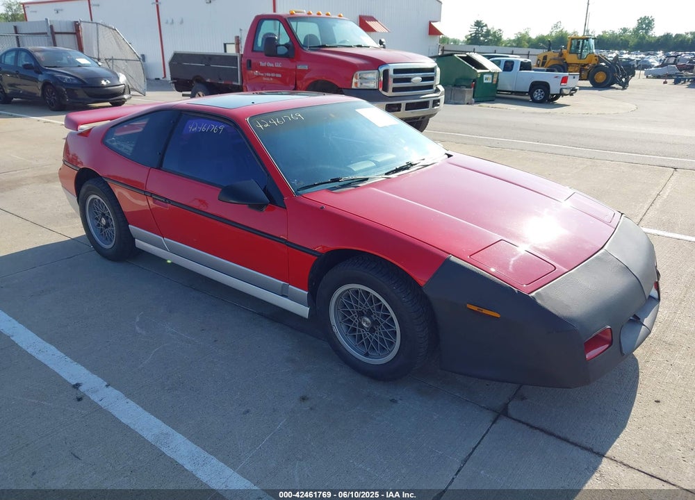 1986 PONTIAC FIERO GT VIN: 1G2PG9791GP267415