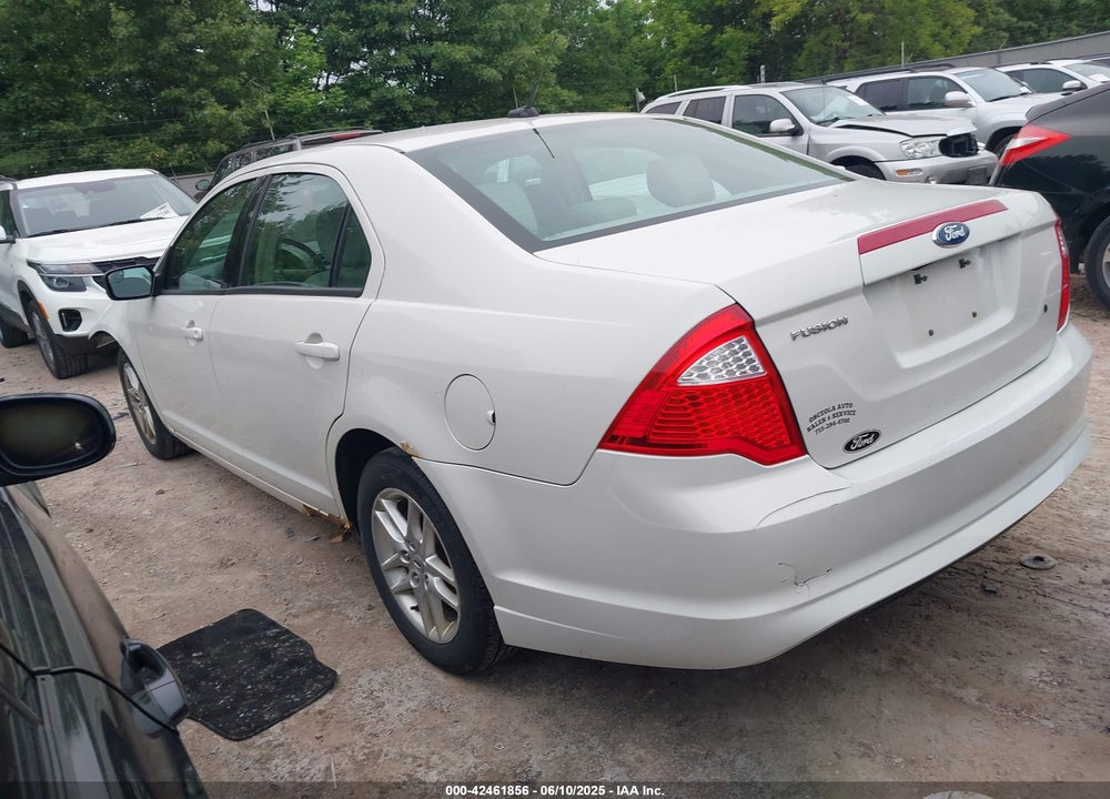 2012 FORD FUSION S VIN: 3FAHP0GA5CR184973