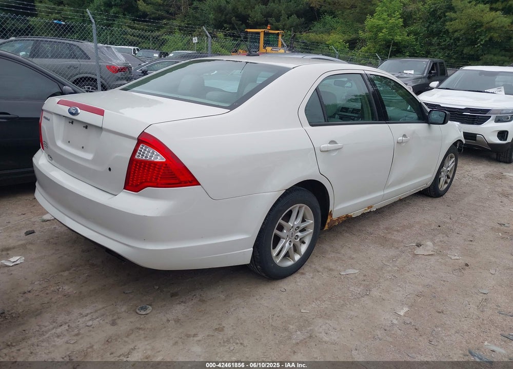 2012 FORD FUSION S VIN: 3FAHP0GA5CR184973