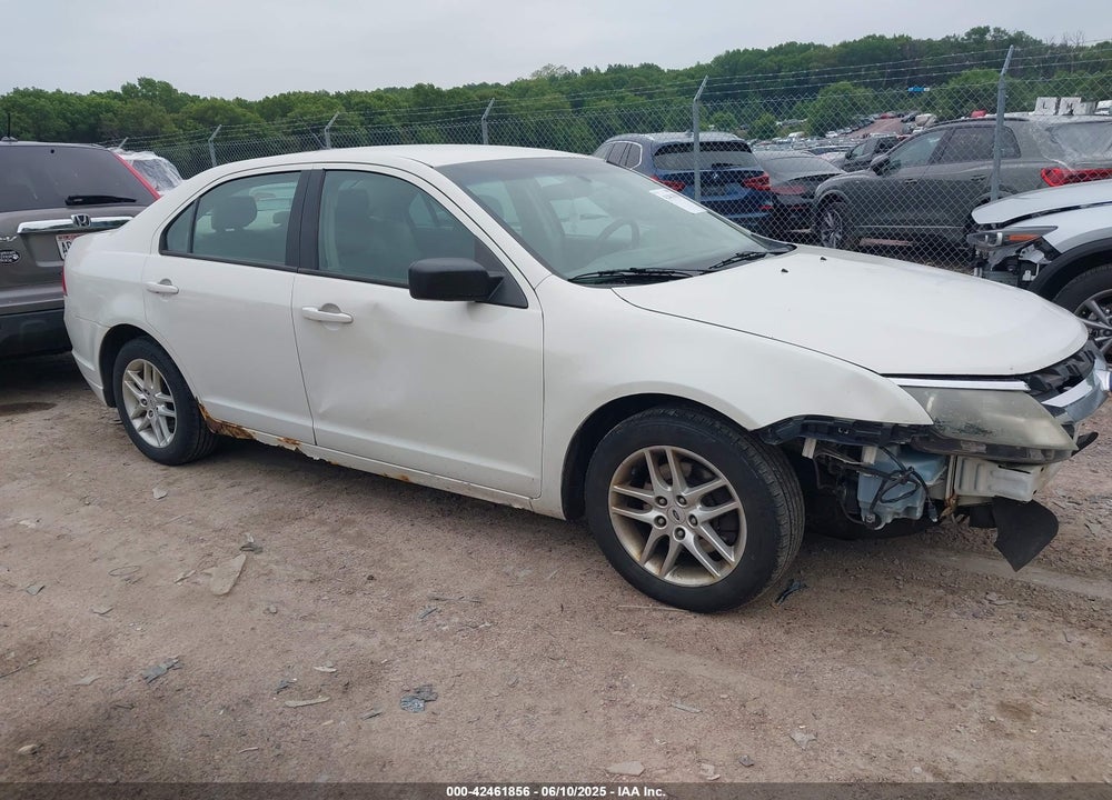 2012 FORD FUSION S VIN: 3FAHP0GA5CR184973