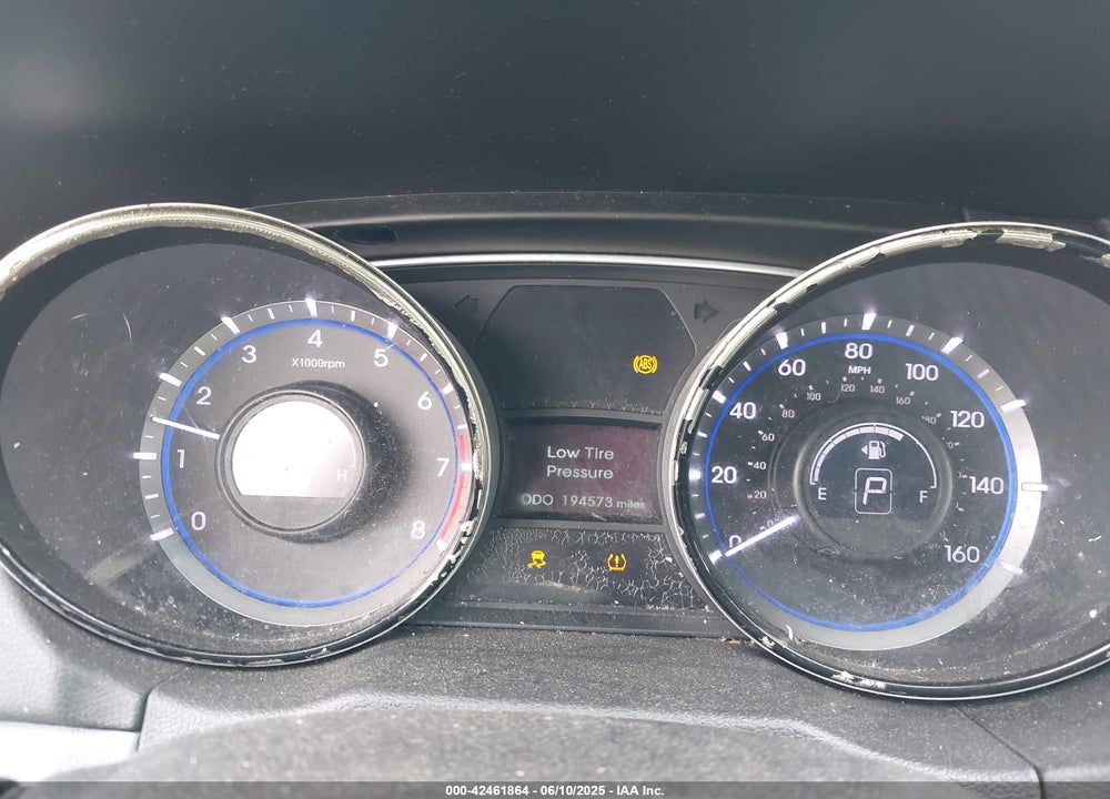 2013 HYUNDAI SONATA VIN: 5NPEB4ACXDH547382