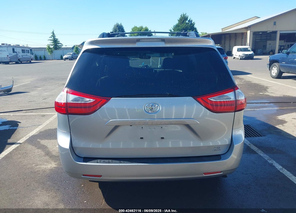 2017 TOYOTA SIENNA LE 7 PASSENGER VIN: 5TDJZ3DC8HS186962