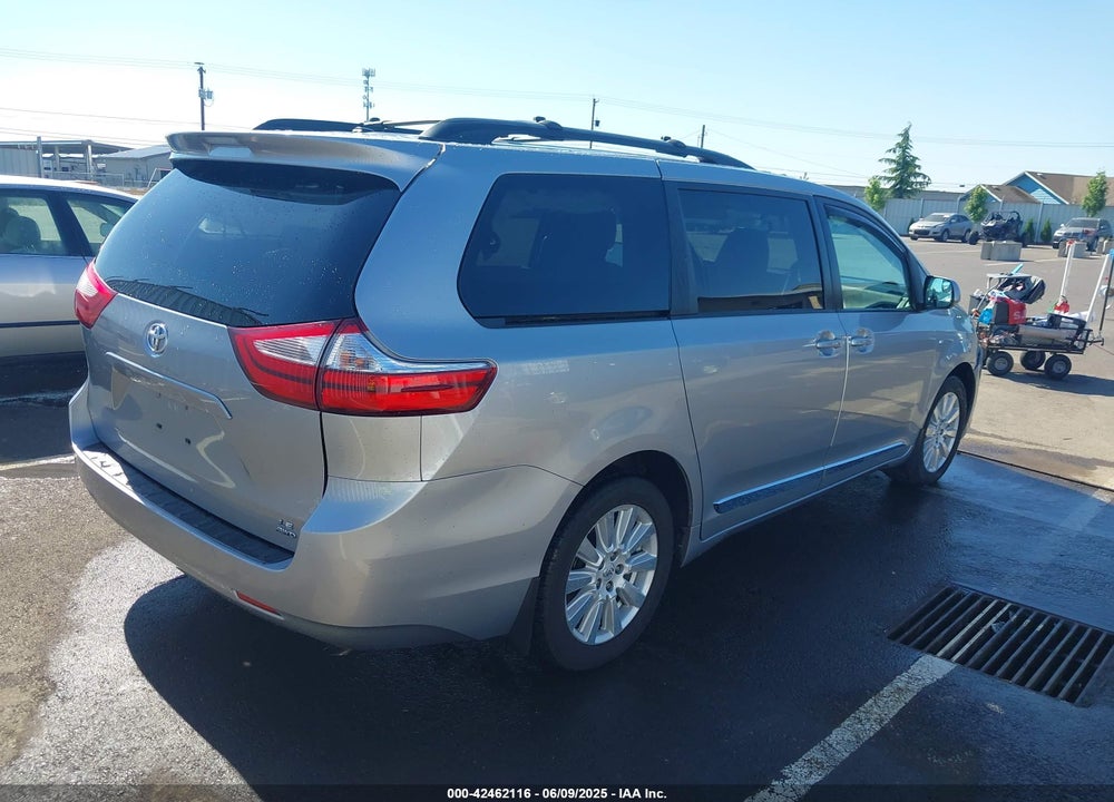 2017 TOYOTA SIENNA LE 7 PASSENGER VIN: 5TDJZ3DC8HS186962
