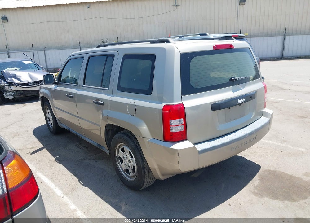 2009 JEEP PATRIOT VIN: 1J4FT28B49D135615