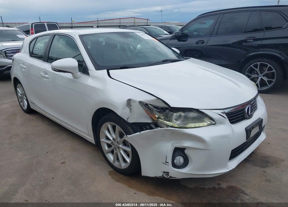 2012 LEXUS CT 200H PREMIUM VIN: JTHKD5BH9C2094593