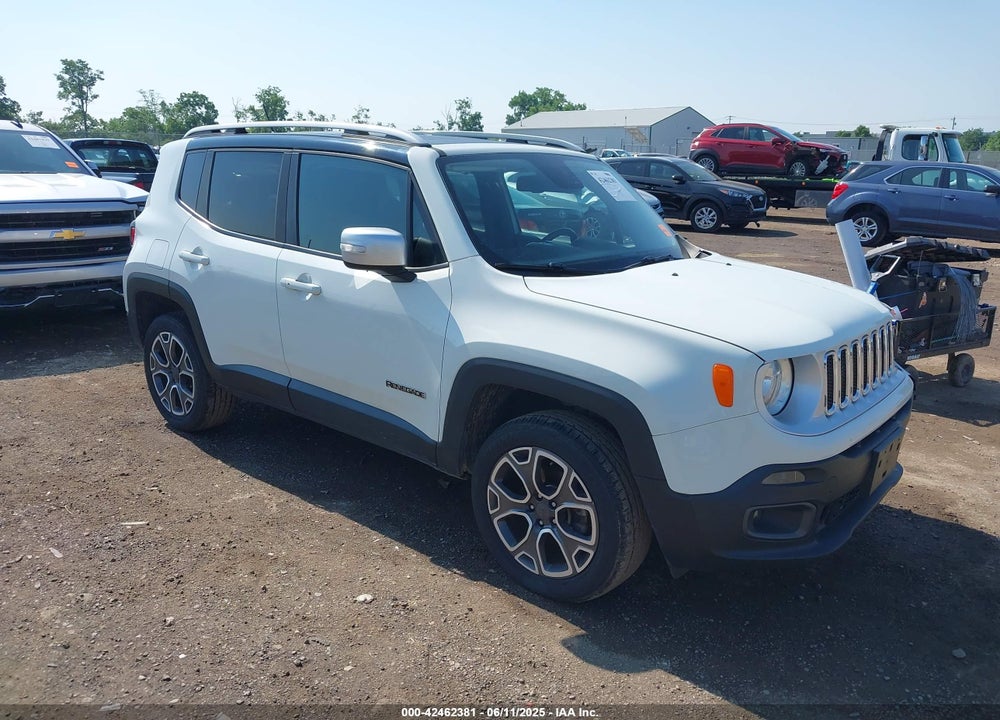 2016 JEEP RENEGADE LIMITED VIN: ZACCJBDTXGPE09198