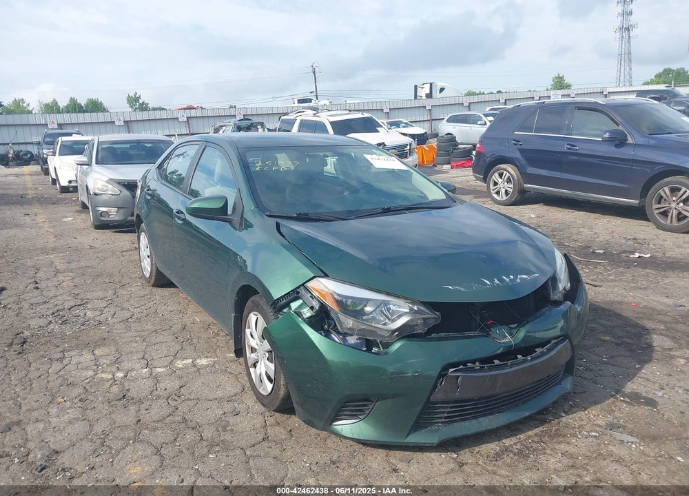 2016 TOYOTA COROLLA LE VIN: 2T1BURHE5GC575454