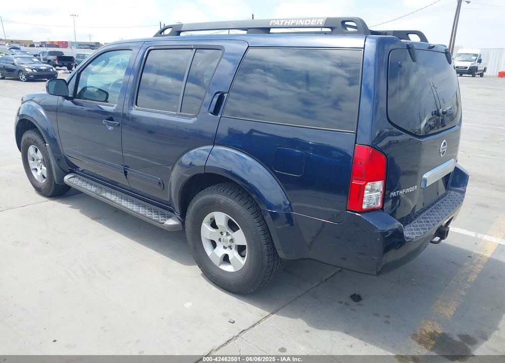 2007 NISSAN PATHFINDER SE VIN: 5N1AR18U37C605352