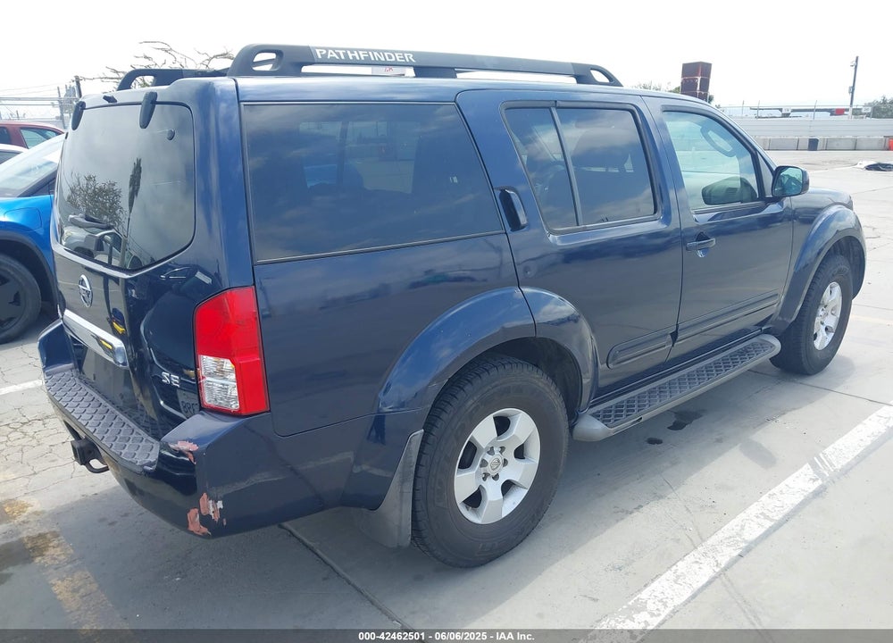 2007 NISSAN PATHFINDER SE VIN: 5N1AR18U37C605352