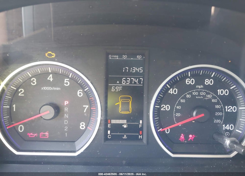 2009 HONDA CR-V EX VIN: 5J6RE48589L056628