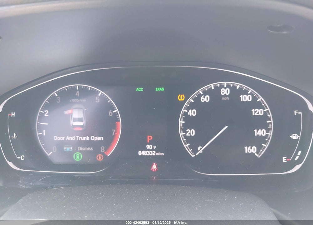 2019 HONDA ACCORD VIN: 1HGCV1F14KA116059