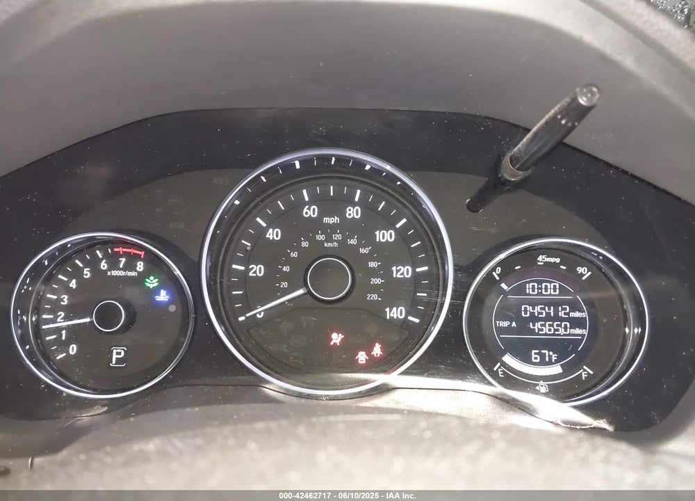 2019 HONDA HR-V VIN: 3CZRU6H33KG729891